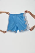 Light Blue Lace Women's Basketball Shorts