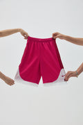 Hot Pink Lace Women's Basketball Shorts