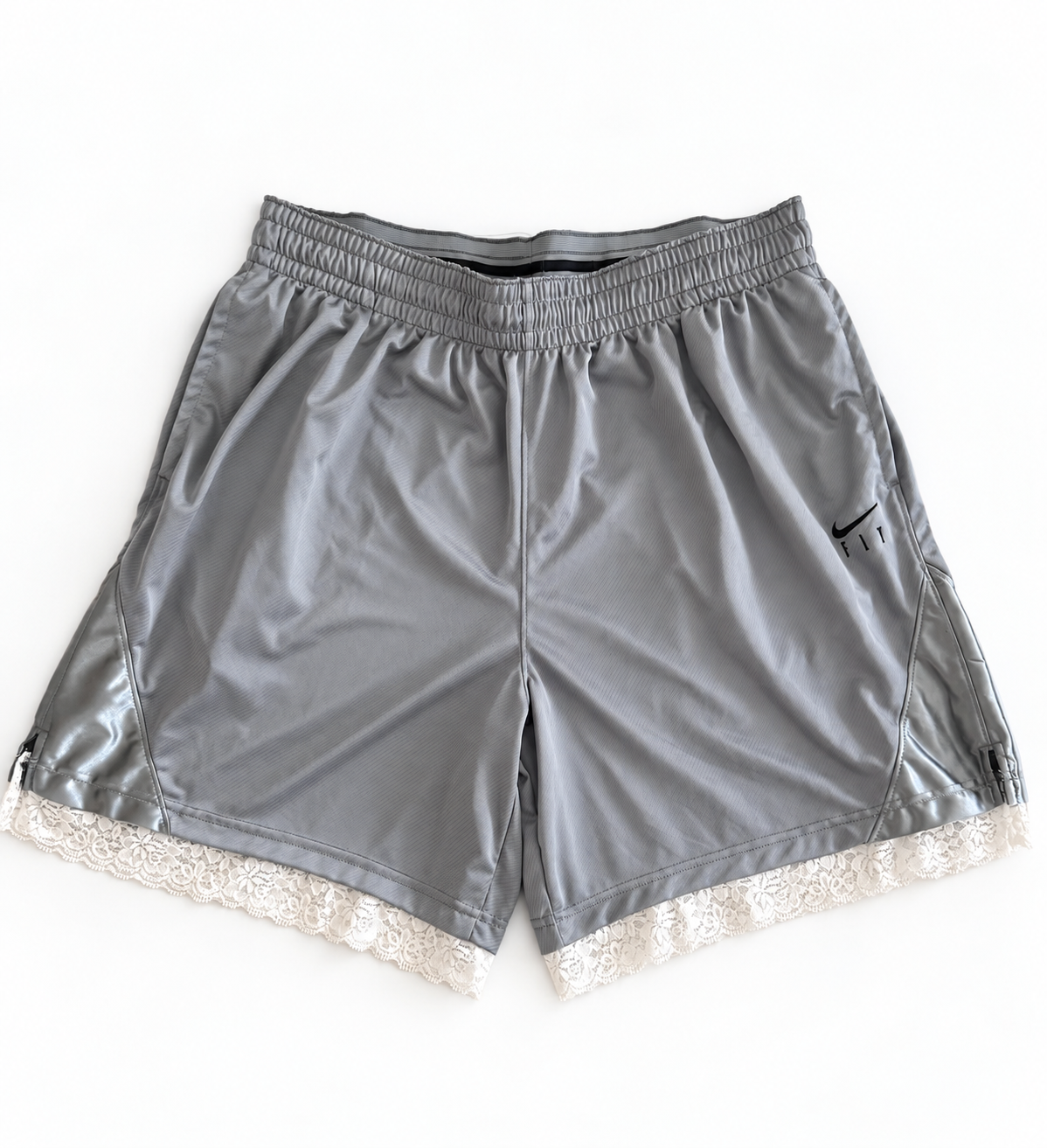 Liberty Inspired Lace Shorts | Gray