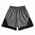 Aces Inspired Lace Shorts | Black & Gray | XS
