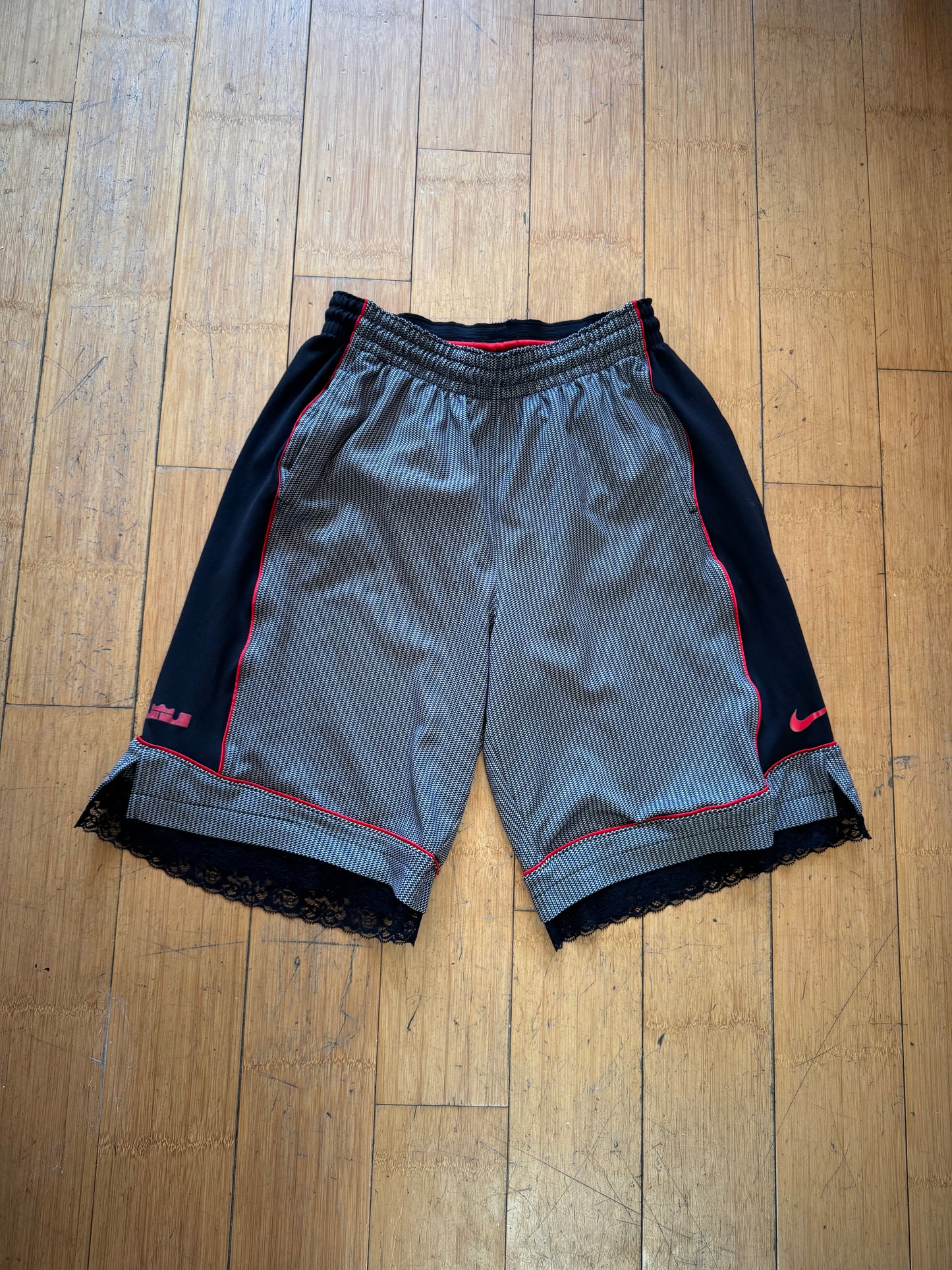 CHECKERED BASKETBALL SHORTS
