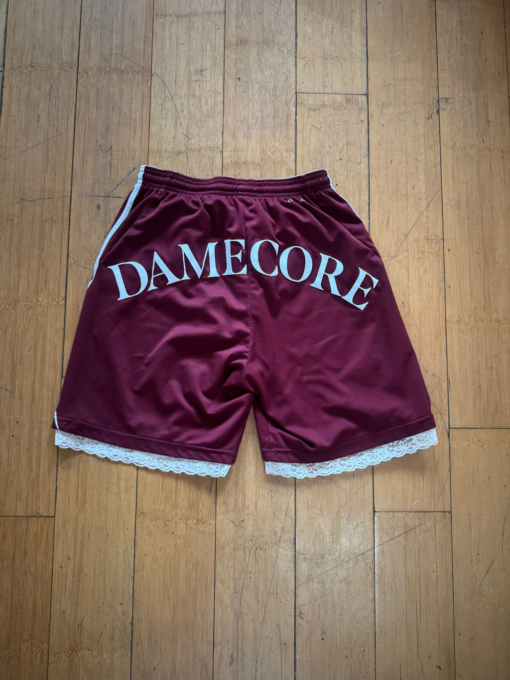 MAROON BASKETBALL SHORTS