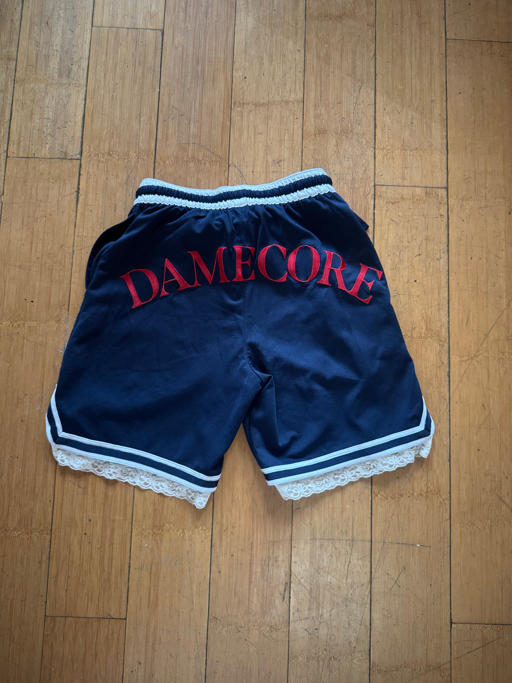 NAVY BASKETBALL SHORTS