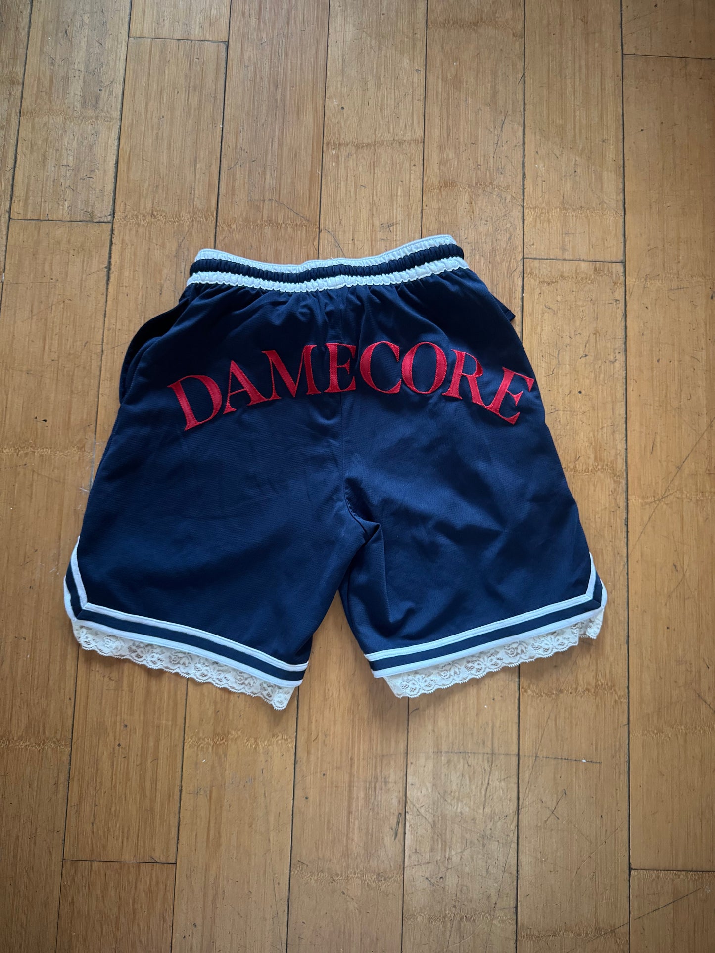 NAVY BASKETBALL SHORTS