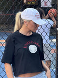 BLACK LACE BASKETBALL TEE