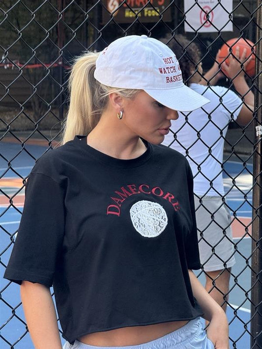 BLACK LACE BASKETBALL TEE