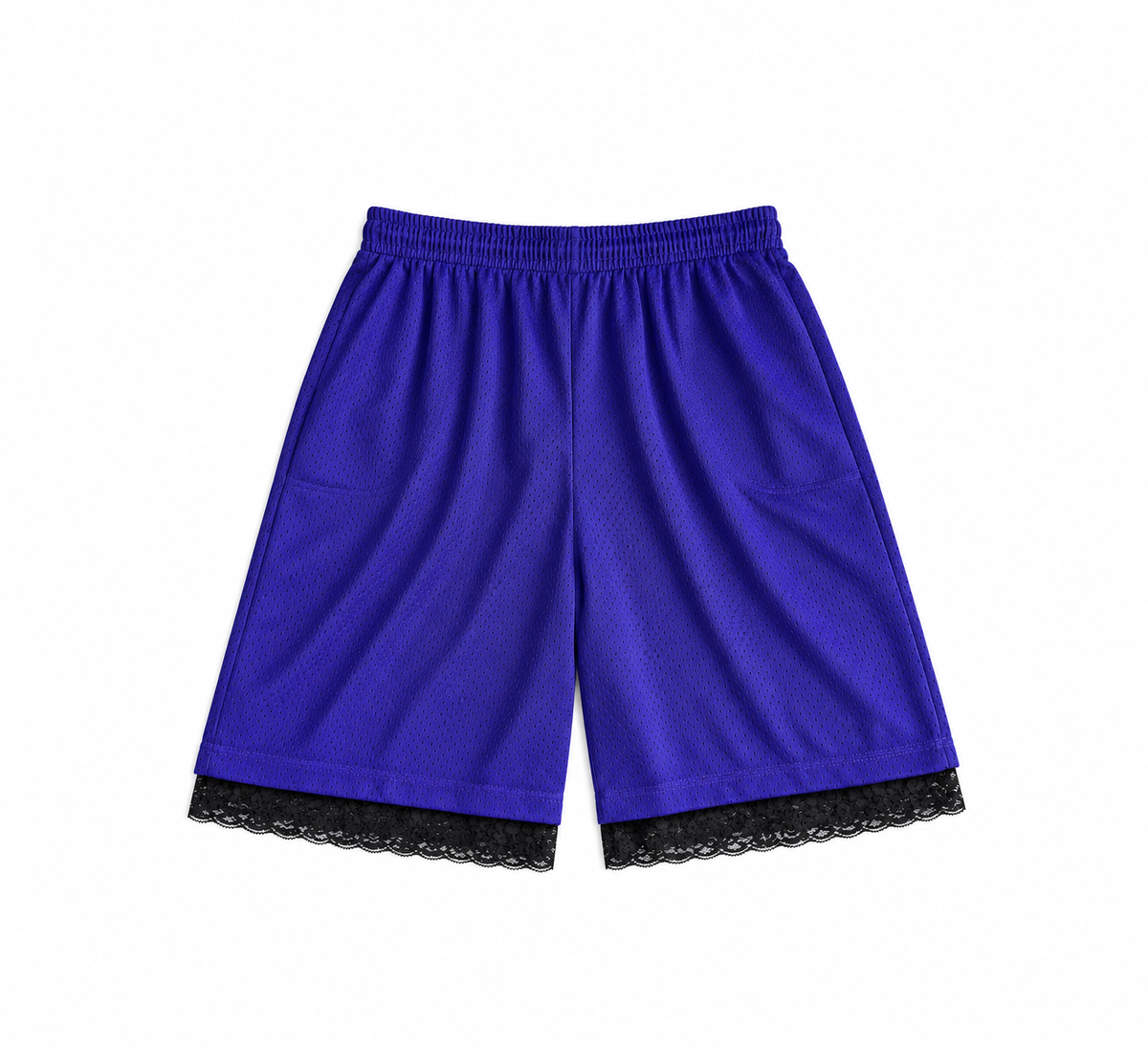 Valkyries Inspired Lace Shorts | Purple & Black | S