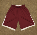 Maroon Lace Women's Basketball Shorts