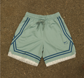 Light Blue & Dark Blue Nike Women's Basketball Shorts