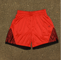 Red Lace Women's Basketball Shorts