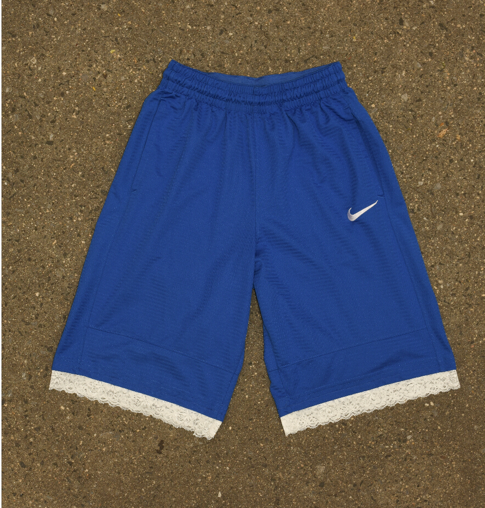 Blue Lace Women's Basketball Shorts
