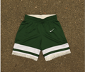 Green & White Lace Basketball Shorts
