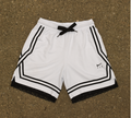 White & Black Lace Women's Basketball Shorts