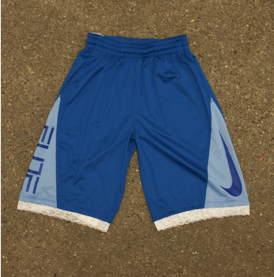 Blue Lace Women's Basketball Shorts