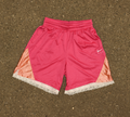 Pink & Gold Lace Women's Basketball Shorts