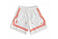 WNBA Inspired Lace Shorts | Orange & White