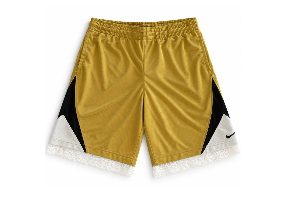 Aces Inspired Lace Shorts | Gold & Black