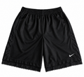 Black Satin Panel Lace Basketball Shorts | L