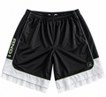 Black, White & Mint Lace Basketball Shorts | L