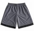 Charcoal Lace Basketball Shorts | M