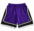 Purple, Black & White Lace Basketball Shorts | XL